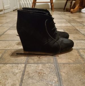 Wedge booties